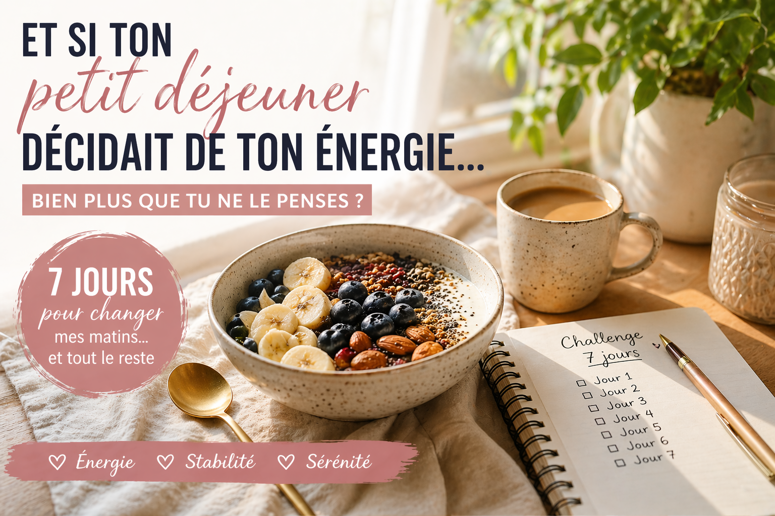 Et si ton petit déjeuner décidait vraiment de ton énergie ?
